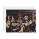 The Banquet" By Hogarth William (Best Quality) Invitations