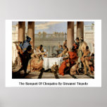 The Banquet Of Cleopatra By Giovanni Tiepolo Posters
