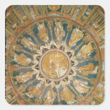 The Baptism of Christ 2 Square Stickers