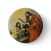 The Baptism of Christ by Bartolome Esteban Murillo Pin