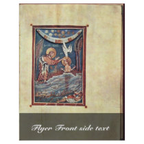 The Baptism Of Christ By Meister Des Hitda-Evangel Flyer Design