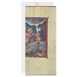 The Baptism Of Christ By Meister Des Hitda-Evangel Rack Card Design