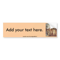 The Baptism of Christ (Verrocchio) Bumper Sticker