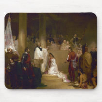The Baptism of Pocahontas by John Gadsby Chapman Mouse Pads