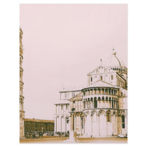The Baptistery of St John - Leaning Tower Of Pisa letterhead