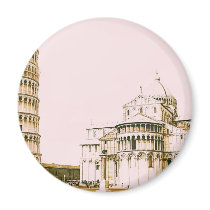 The Baptistery of St John - Leaning Tower Of Pisa magnets by gothicarts The Baptistery of St John - Leaning Tower Of Pisa magnets