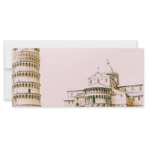 The Baptistery of St John - Leaning Tower Of Pisa Rack Card Template