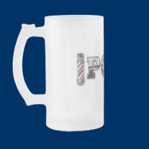 The Barber Pole Logo mugs