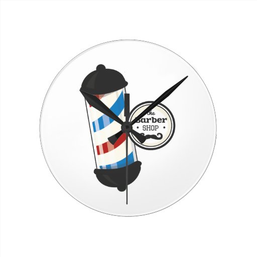 The Barber Shop Wall Clock