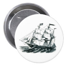 The Bark "Florida" Sailing Ship Bookmark Pins