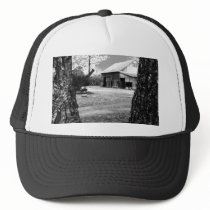 The Barn in Black & White Hats