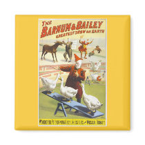The Barnum & Bailey Circus magnets by MyOtherPlanet The Barnum & Bailey Circus magnets