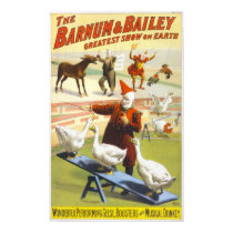 The Barnum & Bailey Circus Poster posters by MyOtherPlanet The Barnum & Bailey Circus Poster posters