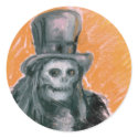 The Baron Halloween Sticker by DarleneArtist The Baron Halloween Sticker