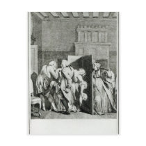 The Baron...saluted Candide Postcard