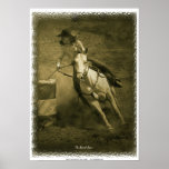 The Barrel Racer Poster