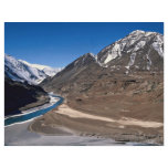 The barren landscape of Ladakh, northern India Full Color Flyer