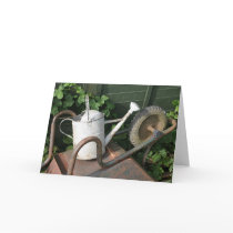 The Barrow, The Watering Can and The Bramble Greeting Cards
