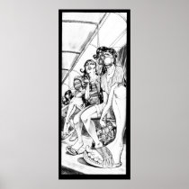 The Bart Ride Home Print