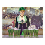 The Bartender sell  $1 Green Beer Postcards