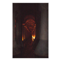 The Basilica Cistern of Istanbul Photo Stationery Paper