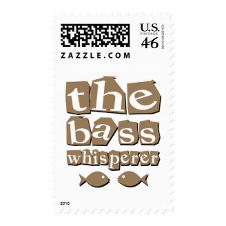 The Bass Whisperer Postage Stamps