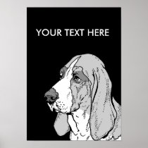 THE BASSET HOUND POSTER