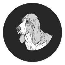 THE BASSET HOUND STICKERS