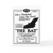 The Bat 1926 mystery comedy silent film cards