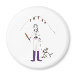The bat cave refrigerator magnet