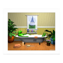 The Bath posters by frogdot The Bath posters