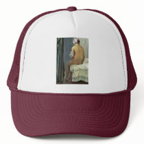 The Bather Of Valpençon By Ingres Jean Auguste Dom Mesh Hat