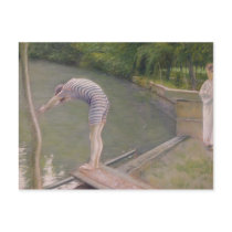 The Bather, or The Diver, 1877 Postcards