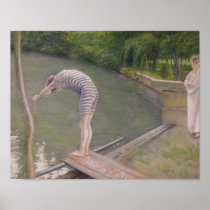 The Bather, or The Diver, 1877 Poster