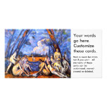 The Bathers by Cezanne French impressionist art Photo Card