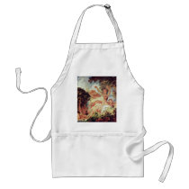 The Bathers By Fragonard, Jean-Honoré (Best Qualit Apron