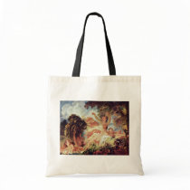 The Bathers By Fragonard, Jean-Honoré (Best Qualit Canvas Bags
