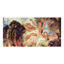The Bathers By Fragonard, Jean-Honoré (Best Qualit Photo Card Template