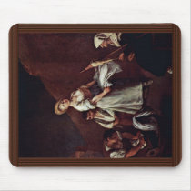 The Bathers By Longhi Pietro (Best Quality) Mousepad