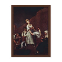The Bathers By Longhi Pietro (Best Quality) Postcard