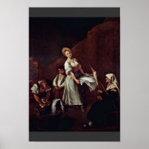 The Bathers By Longhi Pietro (Best Quality) Poster