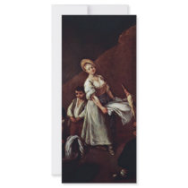 The Bathers By Longhi Pietro (Best Quality) Custom Rack Card