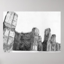 The Baths of Caracalla Print