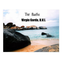 The Baths, Virgin Gorda B.V.I. Postcard