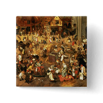 The Battle between Carnival and Lent Pins