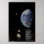 The Battle Not Won: Earth Background Print