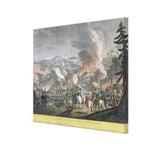 The Battle of Austerlitz, December 2nd 1805 (colou Stretched Canvas Print