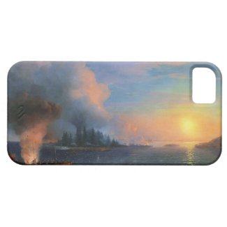 The Battle of Bomarsund Ivan Aivazovsky seascape iPhone 5 Cover