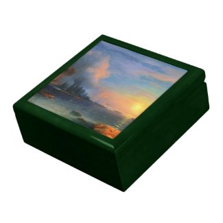 The Battle of Bomarsund Ivan Aivazovsky seascape Jewelry Boxes