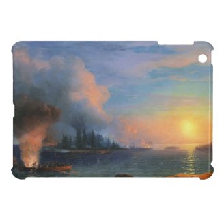 The Battle of Bomarsund Ivan Aivazovsky seascape iPad Mini Cover